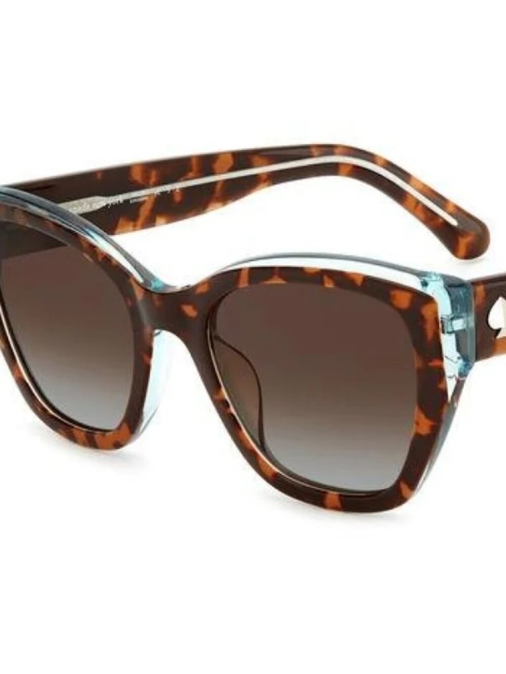NEW KATE SPADE YOLANDA/S 0086LA HAVANA BROWN POLARIZED AUTHENTIC SUNGLASSES - Picture 2 of 6